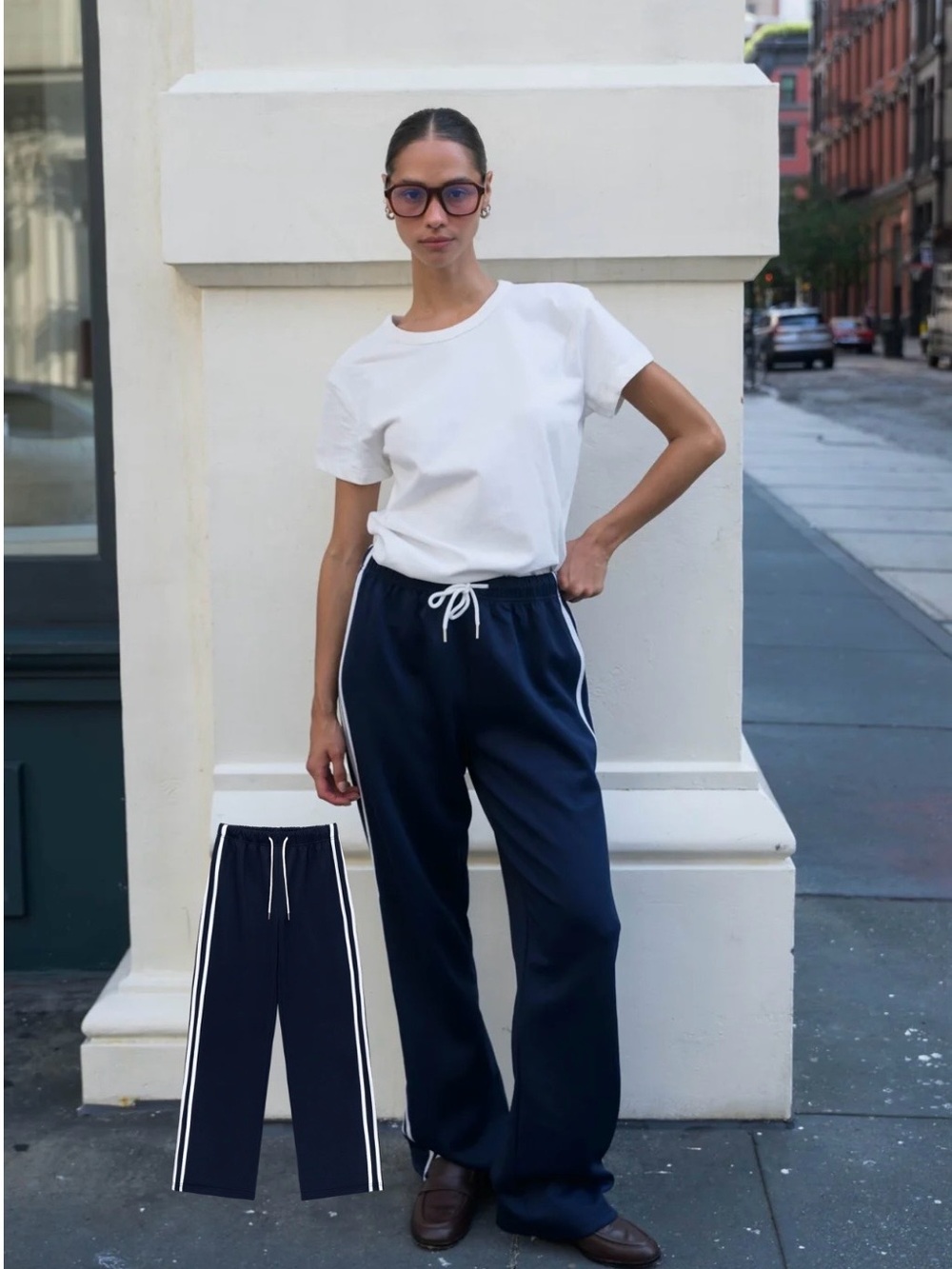 Parke Small Navy Track Pants. 💙⚡️